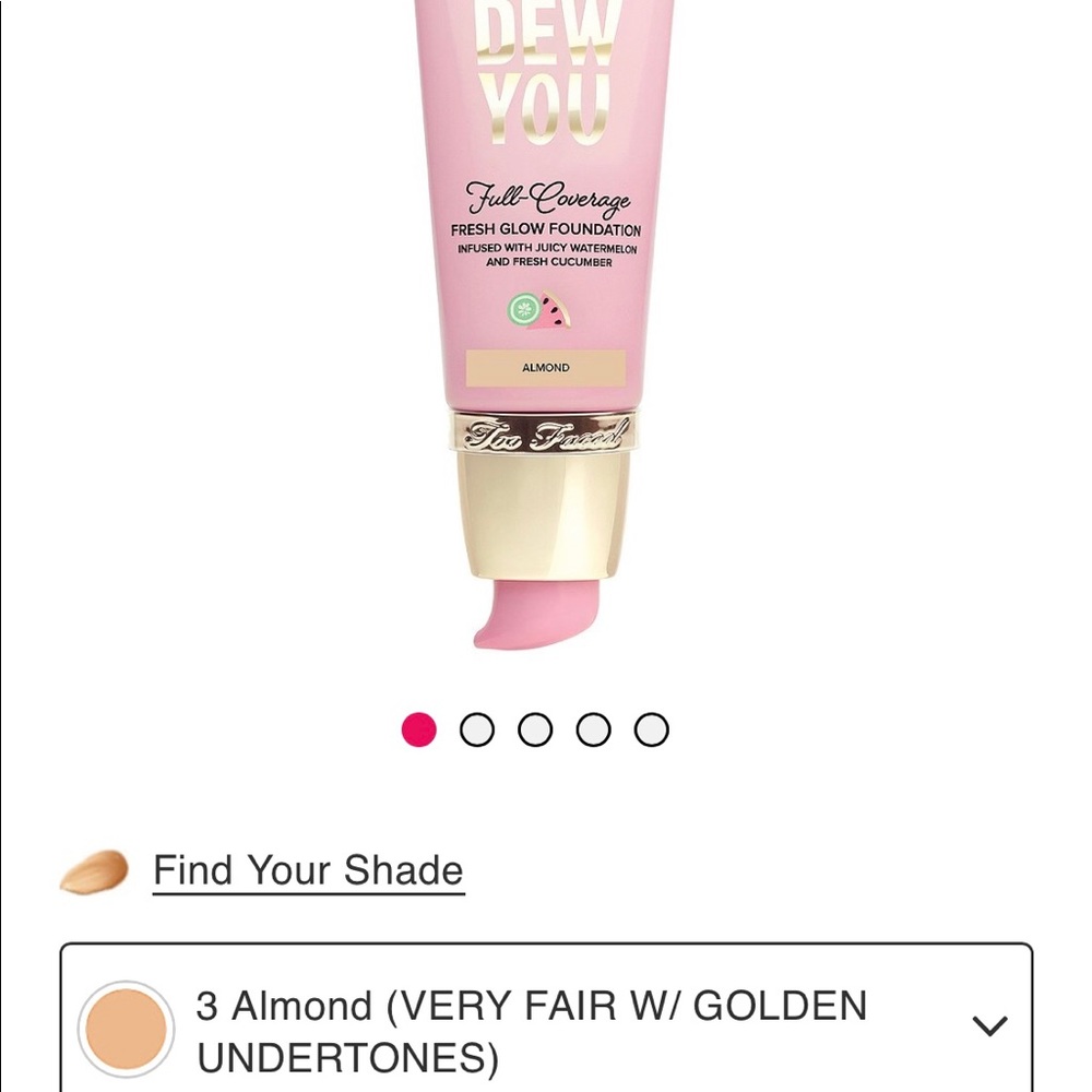 Too Faced Dew You Full Coverage foundation